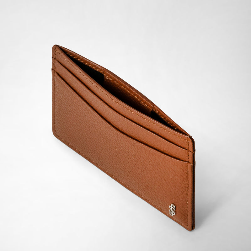 Serapian PORTACARTE PER 4 CARTE IN PELLE CACHEMIRE