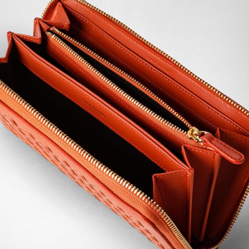 Serapian PORTAFOGLIO CON ZIP IN MOSAICO