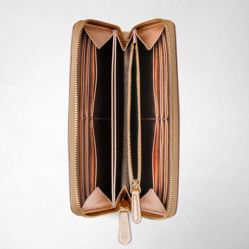 Serapian PORTAFOGLIO CON ZIP IN MOSAICO