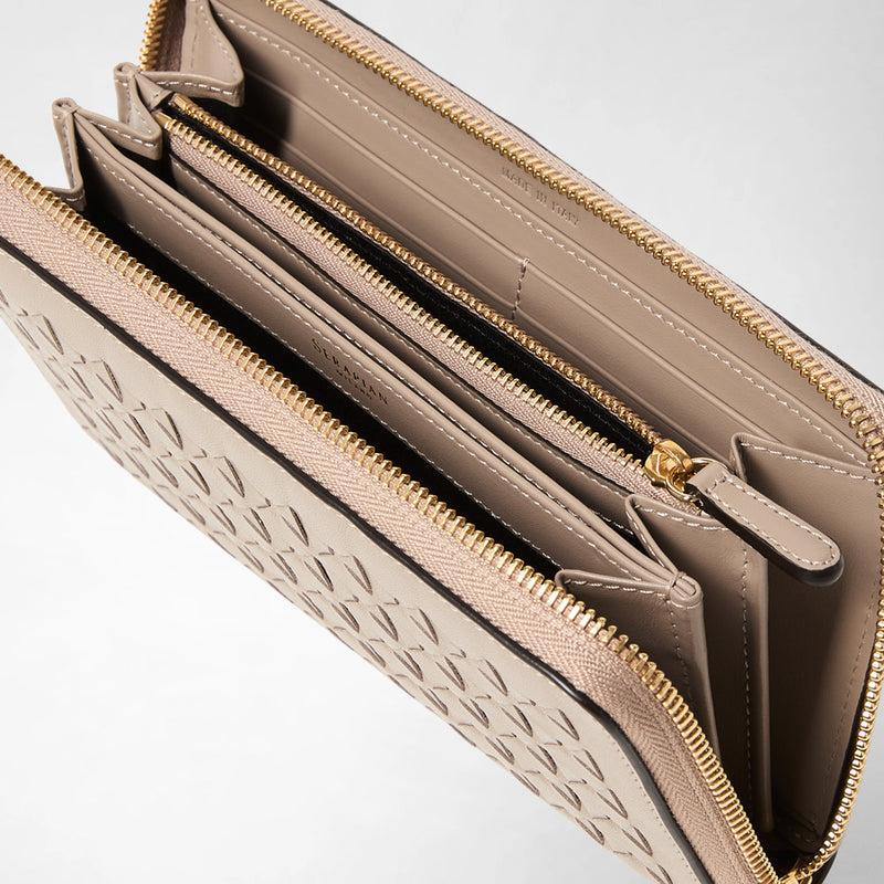 Serapian PORTAFOGLIO CON ZIP IN MOSAICO