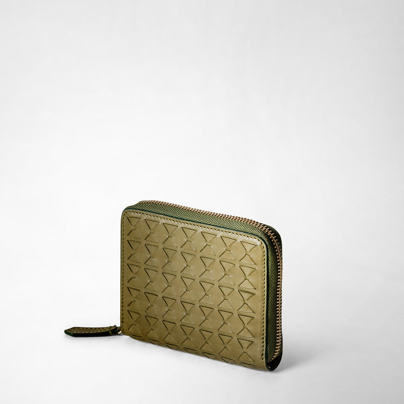 Serapian PORTAFOGLIO MINI CON ZIP IN MOSAICO