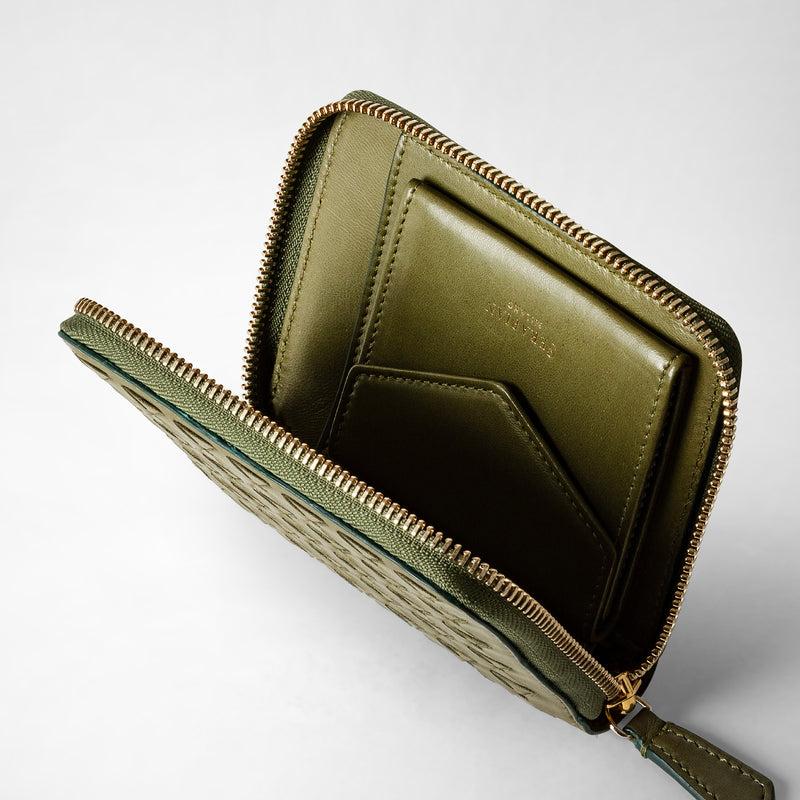 Serapian PORTAFOGLIO MINI CON ZIP IN MOSAICO