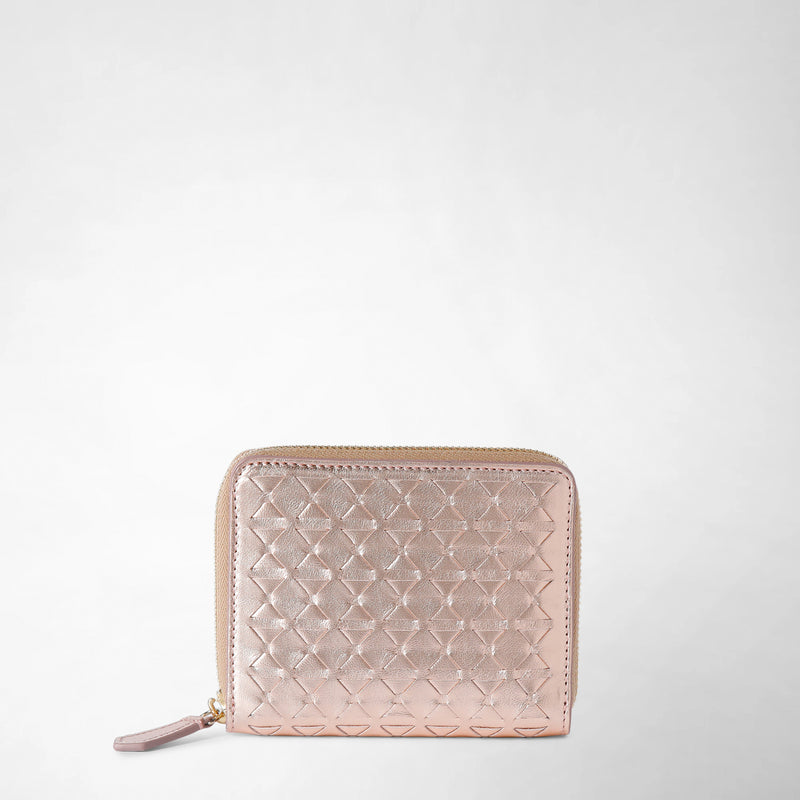 Serapian PORTAFOGLIO MINI CON ZIP IN MOSAICO