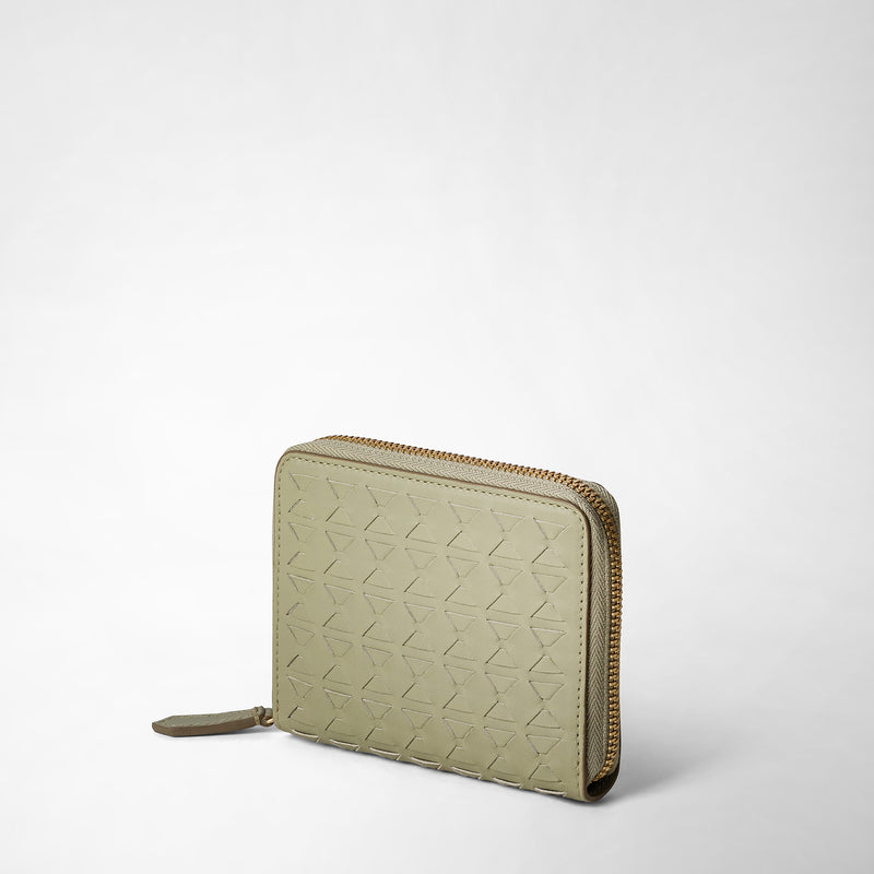 Serapian PORTAFOGLIO MINI CON ZIP IN MOSAICO