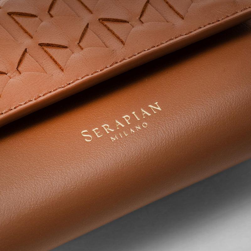 Serapian PORTAFOGLIO TRI-FOLD IN MOSAICO