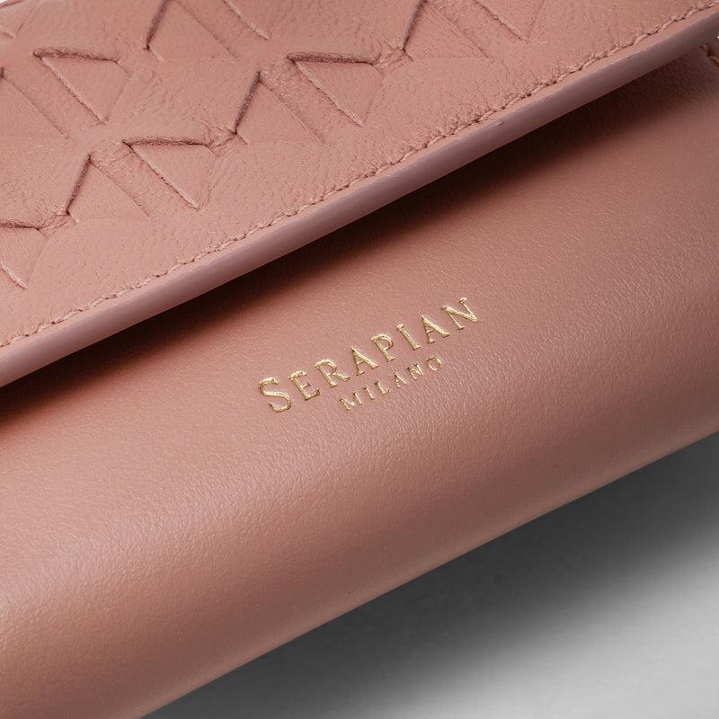 Serapian PORTAFOGLIO TRI-FOLD IN MOSAICO