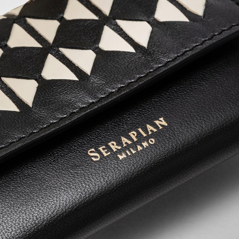 Serapian PORTAFOGLIO TRI-FOLD IN MOSAICO