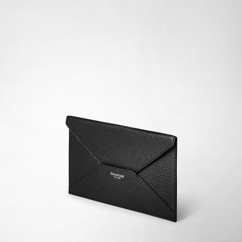 Serapian Pouch In Cachemire Leather Black