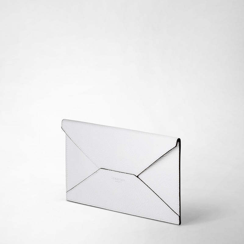 Serapian Pouch In Cachemire Leather White