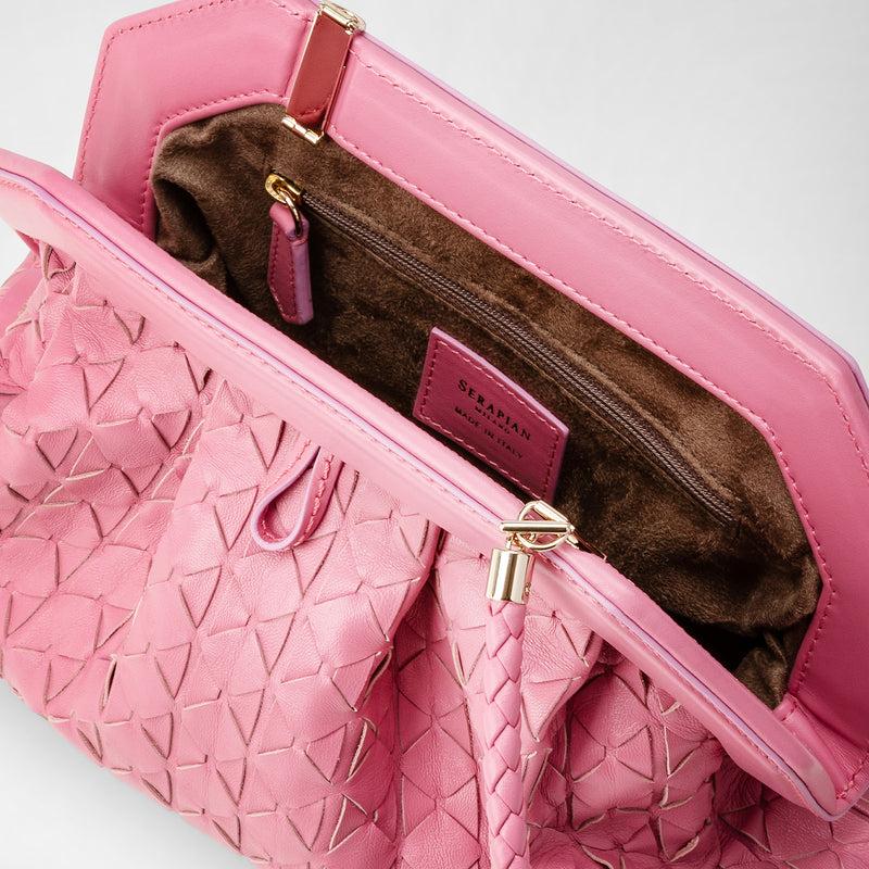 Serapian Secret Clutch Bag In Mosaico Petal