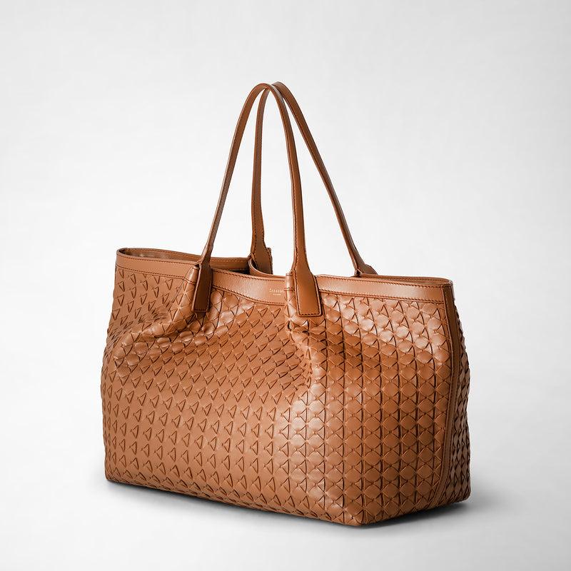 Serapian Secret Tote Bag In Mosaico Tan