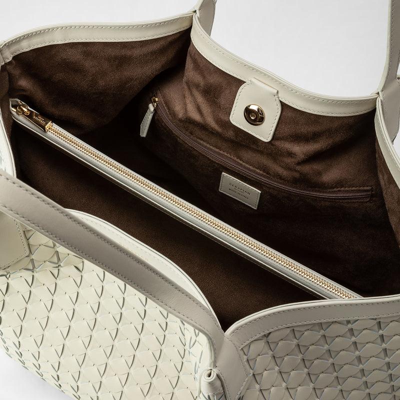 Serapian Tote Bag Secret In Mosaico Panna