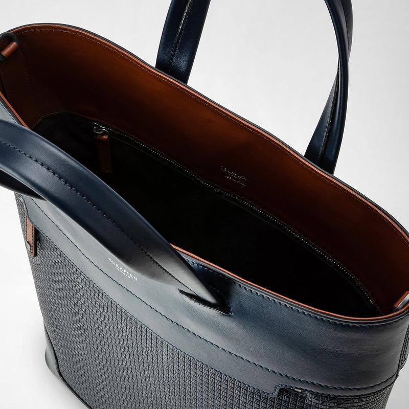 Serapian TOTE BAG VERTICALE IN STEPAN 72