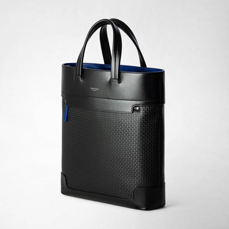 Serapian TOTE BAG VERTICALE IN STEPAN 72