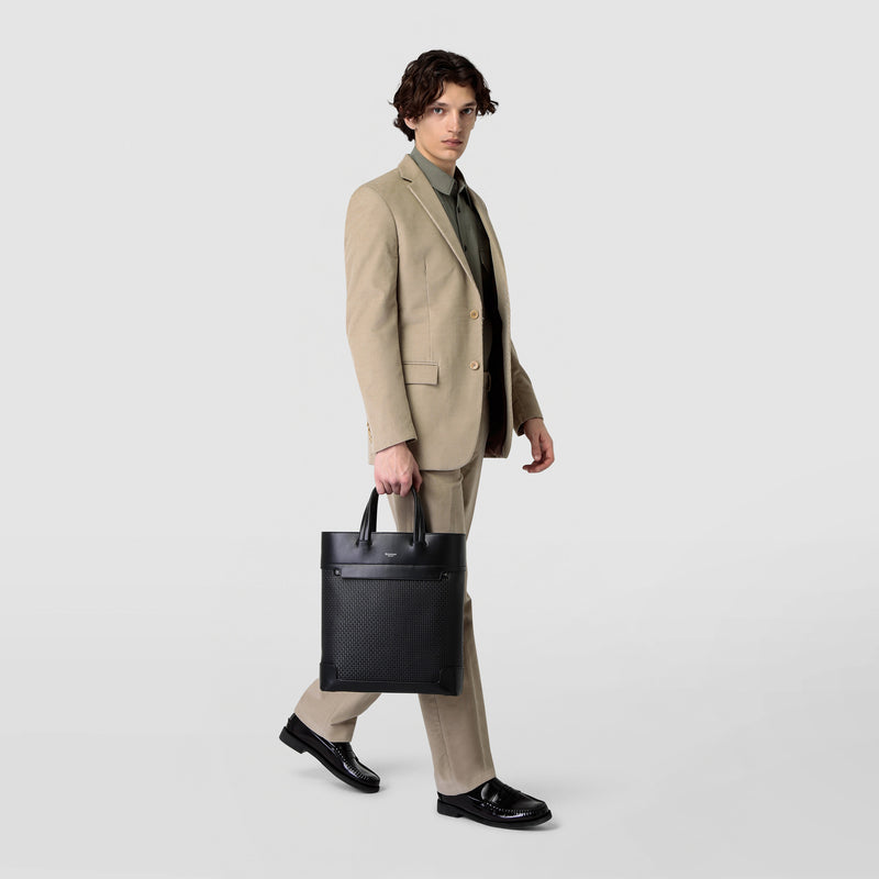 Serapian TOTE BAG VERTICALE IN STEPAN 72