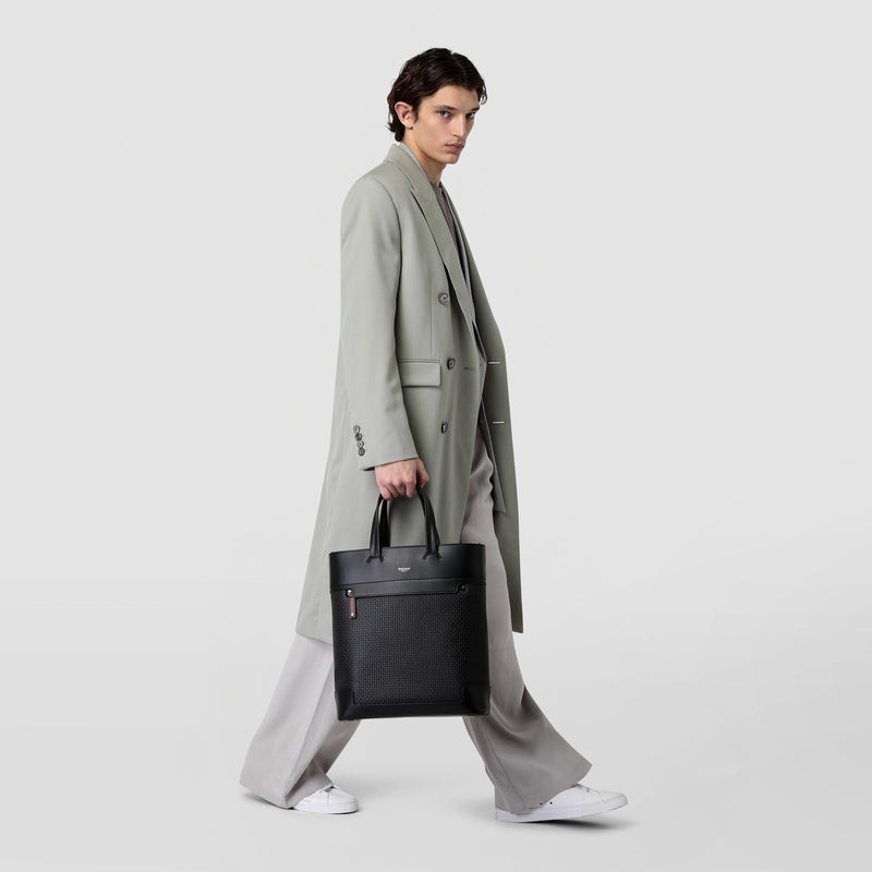 Serapian TOTE BAG VERTICALE IN STEPAN 72