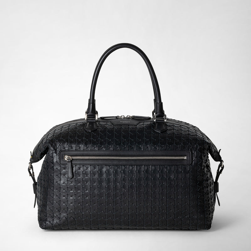 Serapian Travel Bag In Mosaico Black