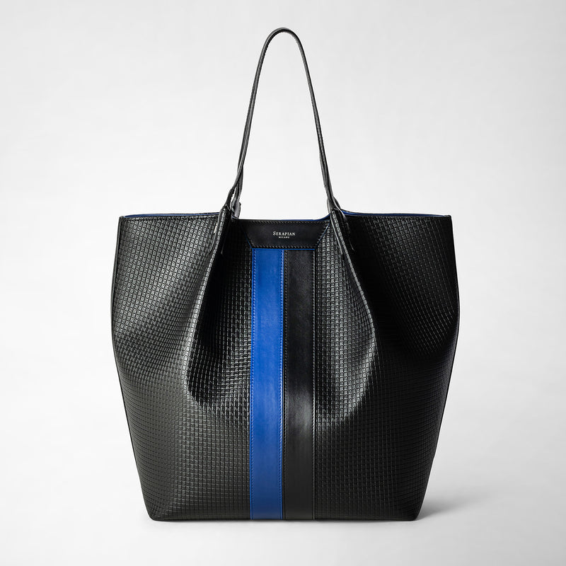 Serapian VERTICAL SECRET TOTE BAG IN STEPAN