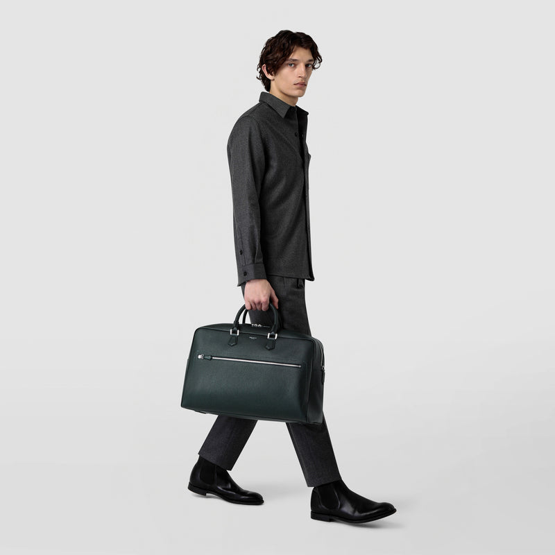 Serapian WEEKENDER MEDIA IN PELLE CACHEMIRE