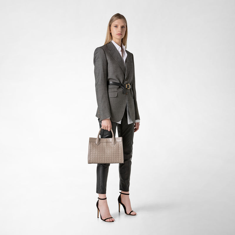 Serapian Tote bag lorelei piccola in mosaico sahara