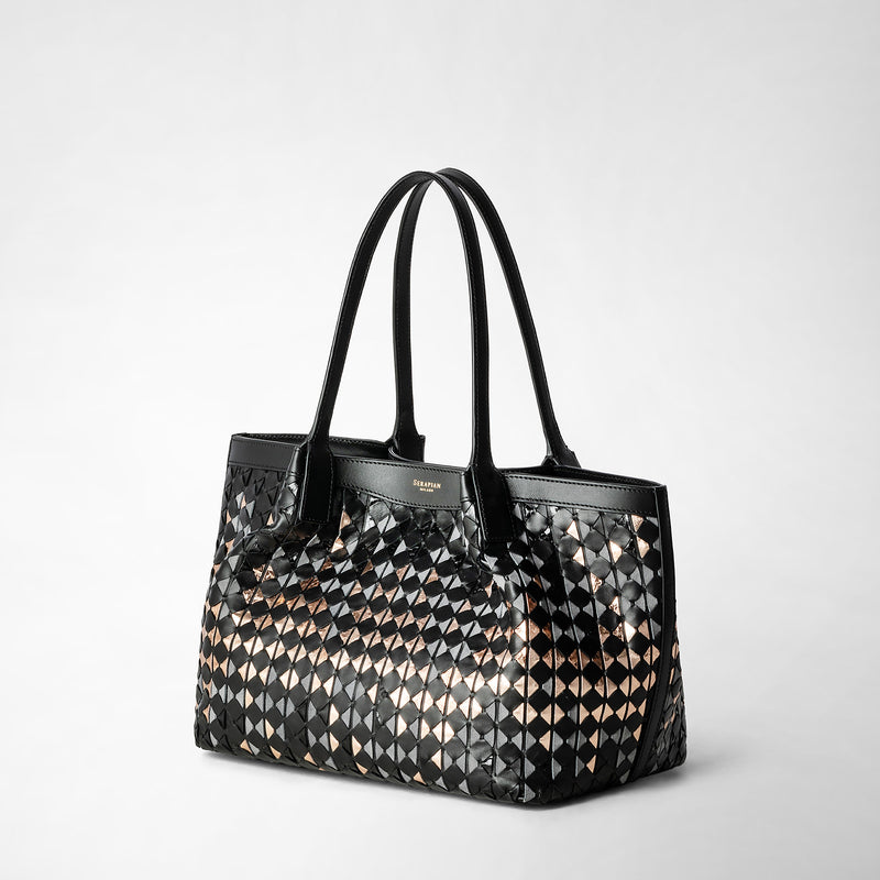 Serapian TOTE BAG SECRET PICCOLA IN MOSAICO MESTIERI D'ARTE