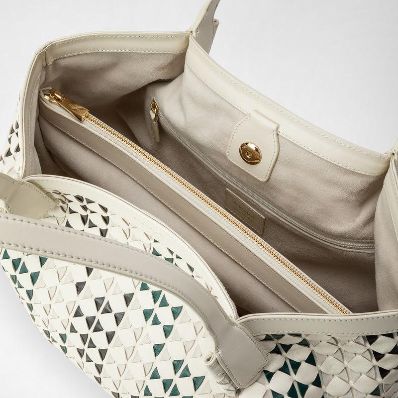 Serapian TOTE BAG SECRET PICCOLA IN MOSAICO MESTIERI D'ARTE