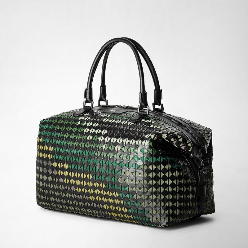 Serapian Travel Bag Mosaico Mestieri D'arte Winter Garden