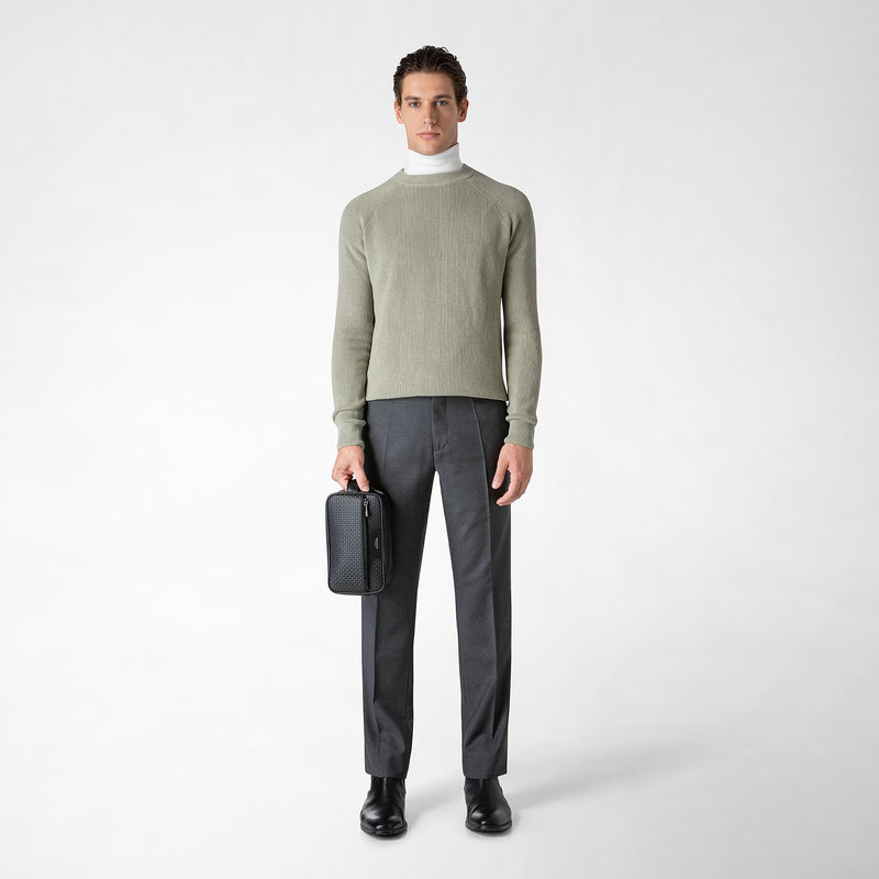 Serapian Trousse da bagno in stepan nero-nero eclissi