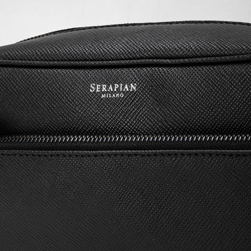 Serapian Wash Bag Recycled Twill Evoluzione Eclipse Black