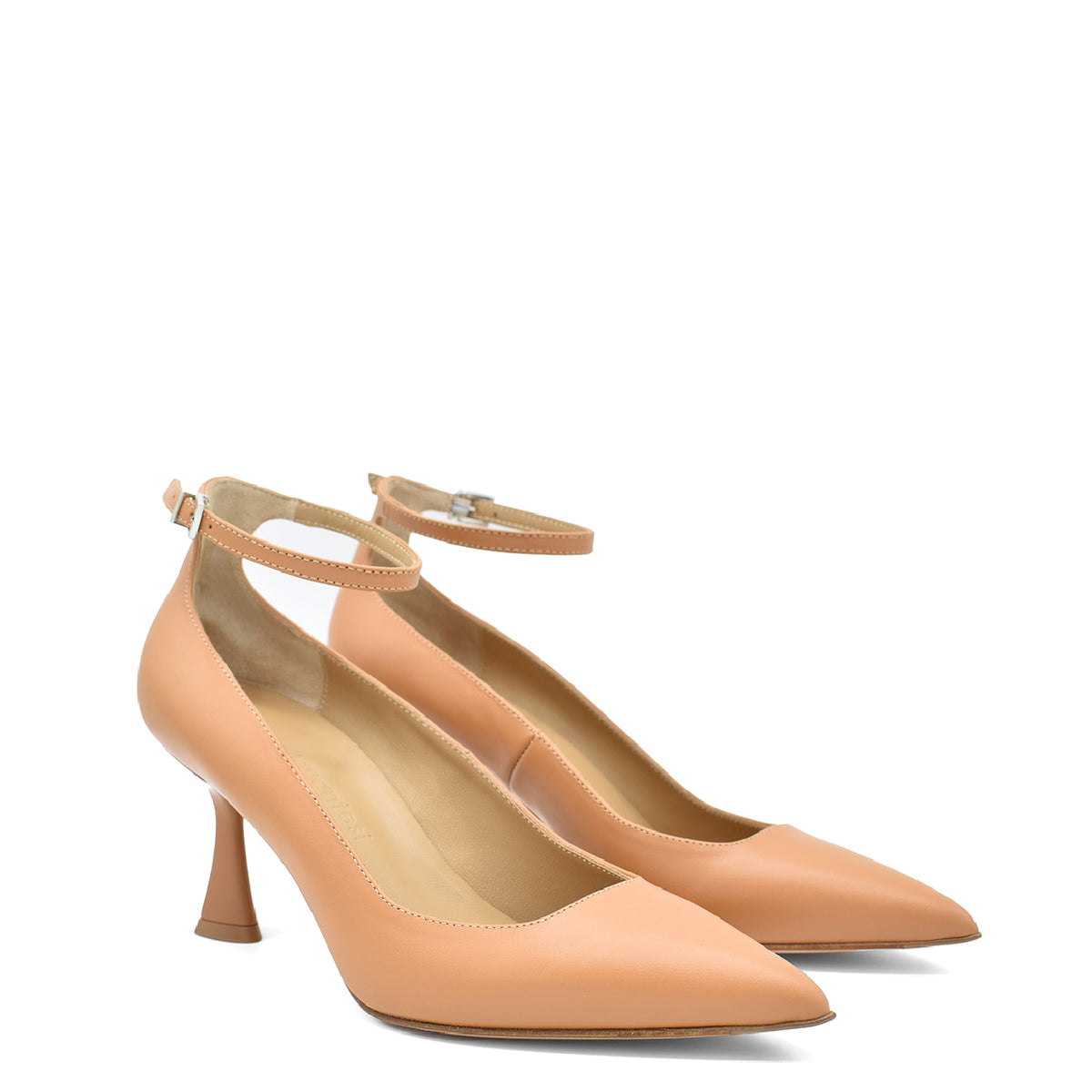 Sergio Levantesi Jenna24. Décolleté In Pelle Con Cinturino