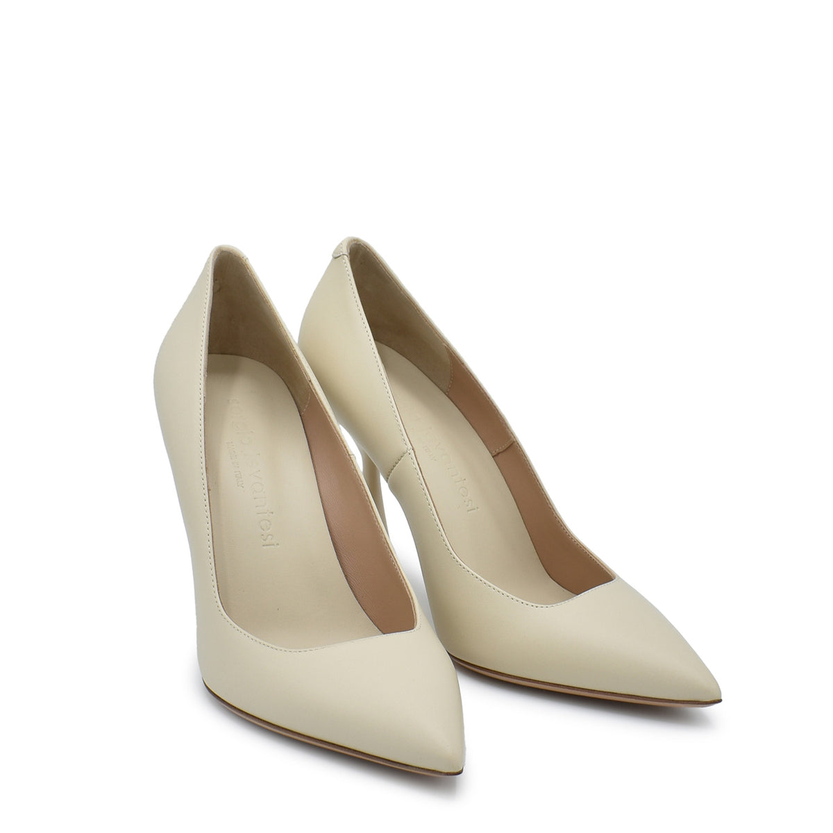Sergio Levantesi Kira. Cachemire Dune Calf Leather Pumps