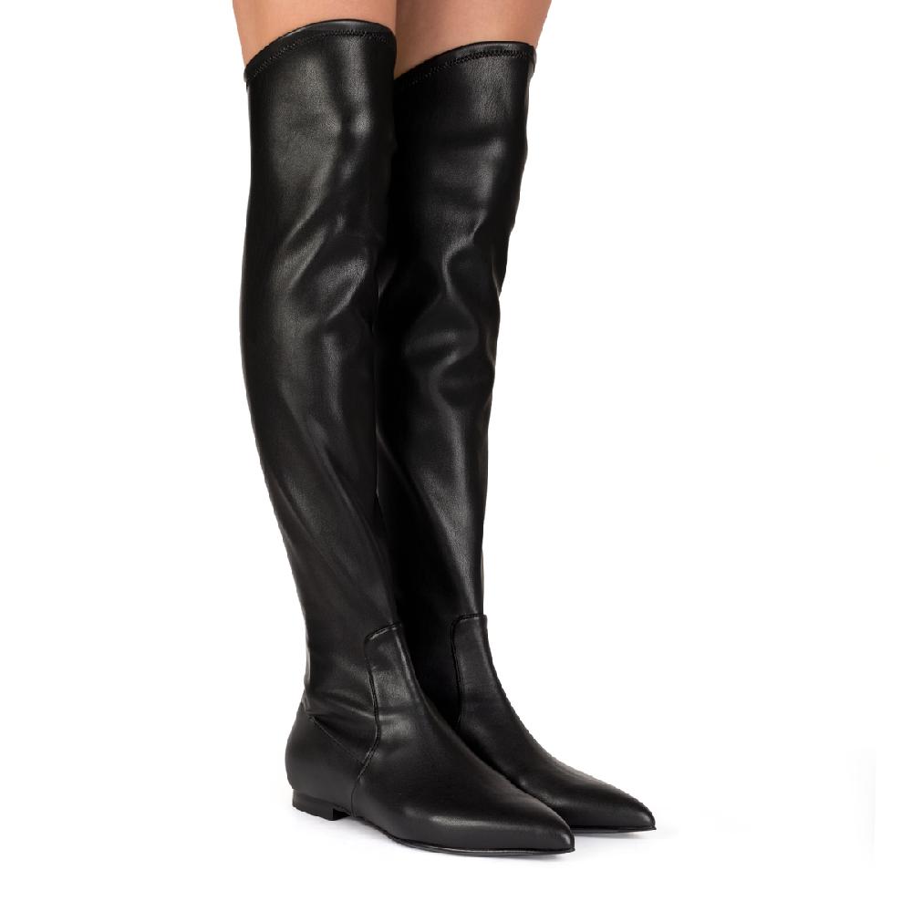 Sergio Levantesi Flavia23 | Cuissard In Pelle Nera