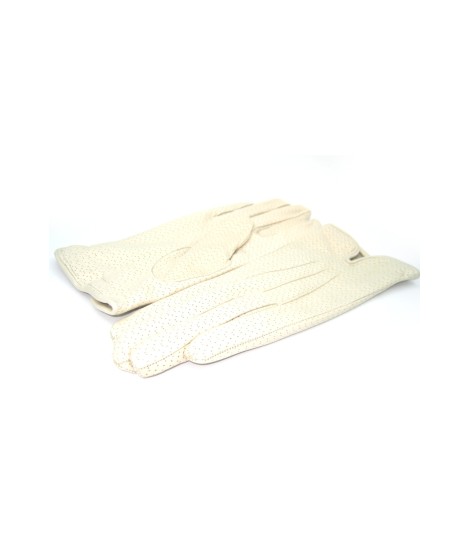 Sermoneta Gloves Guanti In Nappa Foderato Cashmere Panna