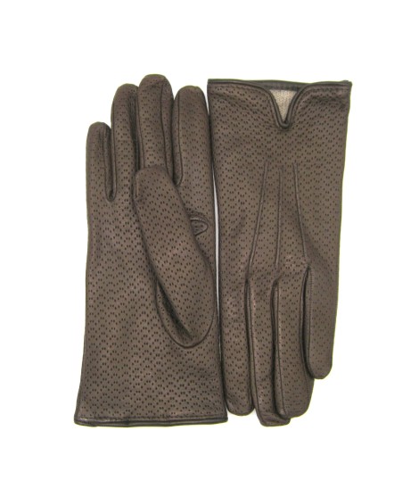 Sermoneta Gloves Guanti In Nappa Foderato Cashmere Testa Di Moro