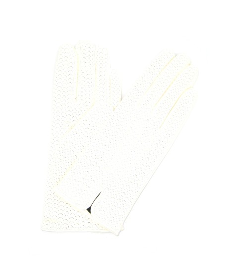 Sermoneta Gloves Guanti Nappa foderato cashmere Bianco