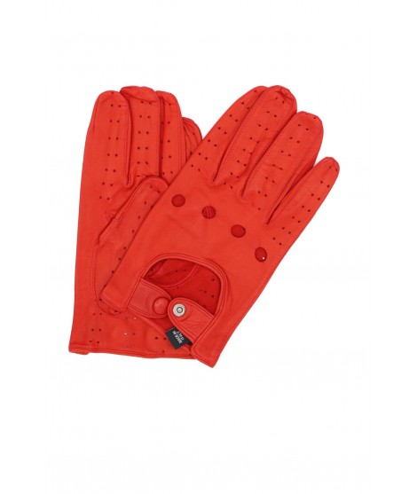 Sermoneta Gloves Guanto da Guida in Nappa dita intere Rosso