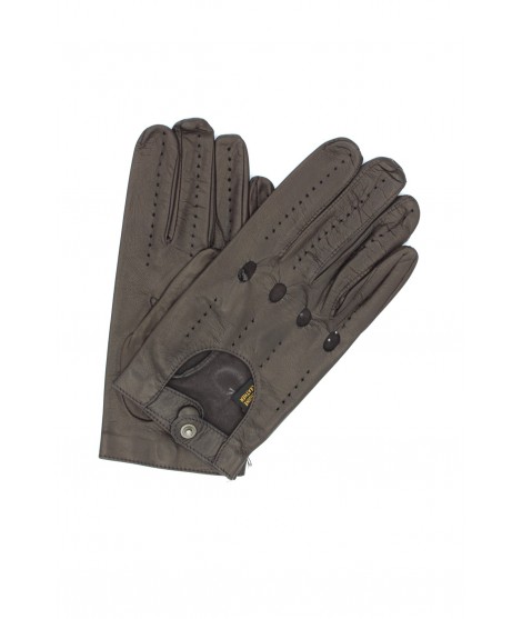 Sermoneta Gloves Guanto da Guida in Nappa dita intere T.Moro