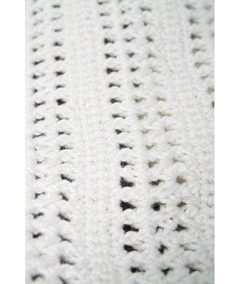 Sermoneta Gloves Guanto Guida Con Palmo In Nappa E Dorso In Crochet Nero