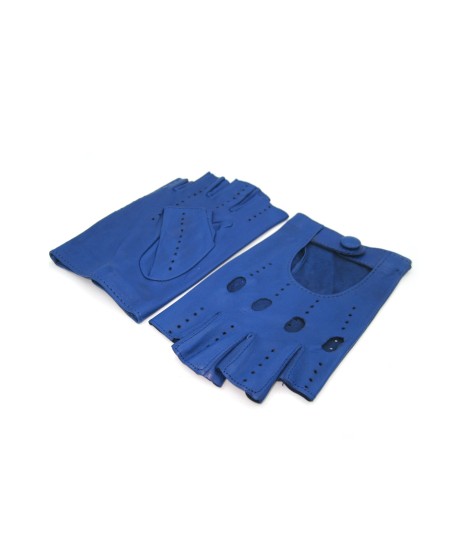 Sermoneta Gloves Guanto Guida In Nappa Mezze Dita Royal
