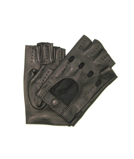 Sermoneta Gloves Guanto Guida in Nappa mezze dita T.Moro
