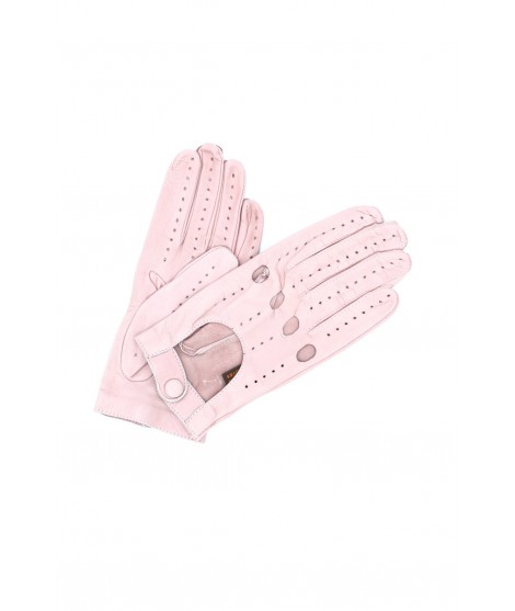 Sermoneta Gloves Guanto Guida in Nappa sfoderato dita intere Nude