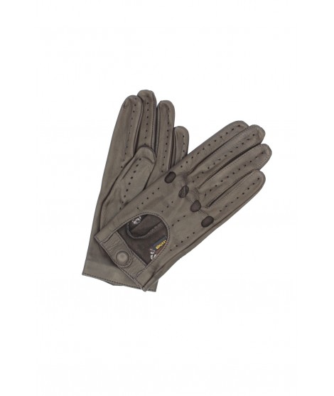 Sermoneta Gloves Guanto Guida in Nappa sfoderato Testa di Moro