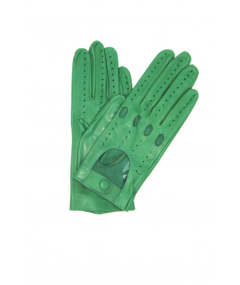 Sermoneta Gloves Guanto Guida sfoderato dita intere Verde smeraldo