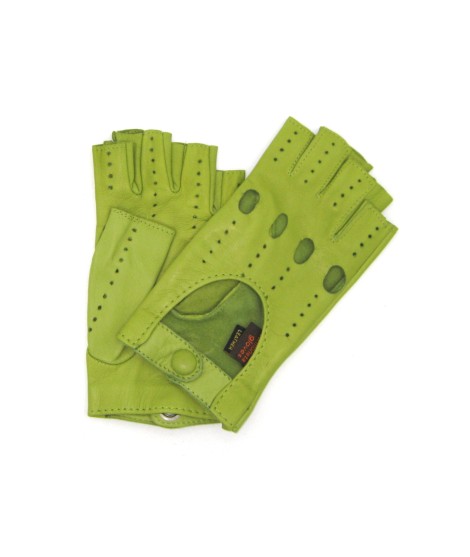 Sermoneta Gloves Guanto Guida sfoderto 1/2 dita Pistacchio