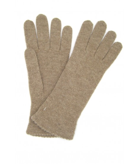 Sermoneta Gloves Guanto in 100% cashmere 2bt Tortora