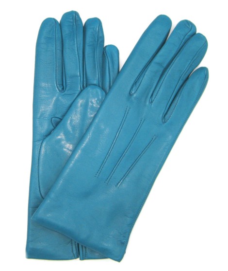 Sermoneta Gloves Guanto in Capretto 2bt con 3 cordoni fod. cashmere Avion