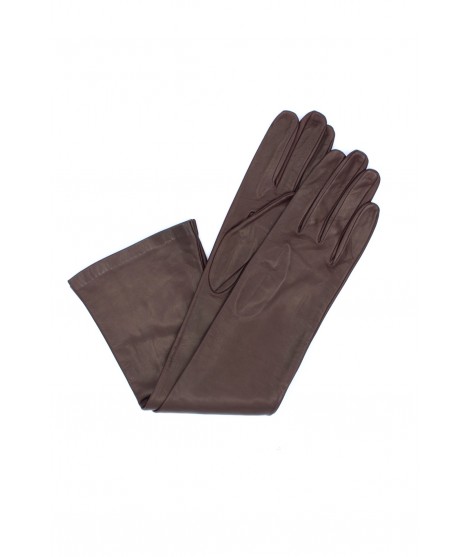 Sermoneta Gloves Guanto in Nappa 10bt foderato seta Bordeaux