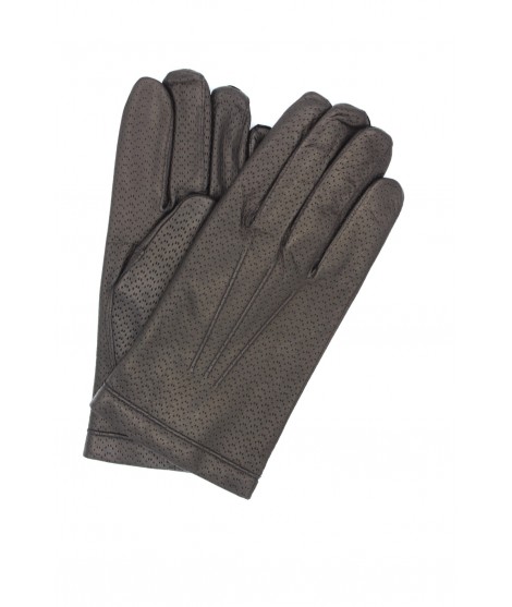 Sermoneta Gloves Guanto in Nappa 2bt foderato cashmere Nero
