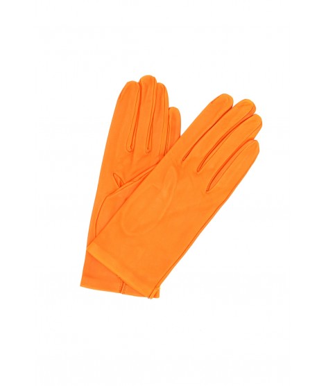 Sermoneta Gloves Guanto in Nappa 2bt sfoderato Arancio