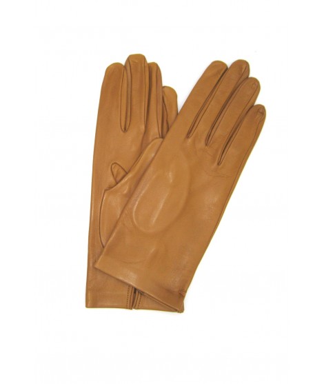 Sermoneta Gloves Guanto in Nappa 2bt sfoderato Camel
